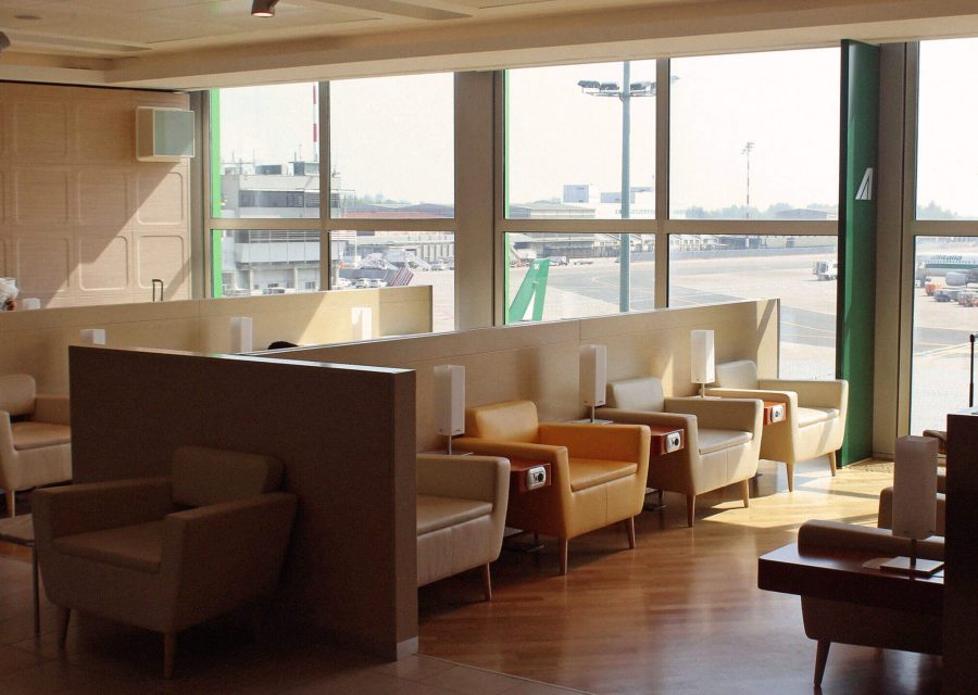 Etihad Alitalia Malpensa Lounge in Milano